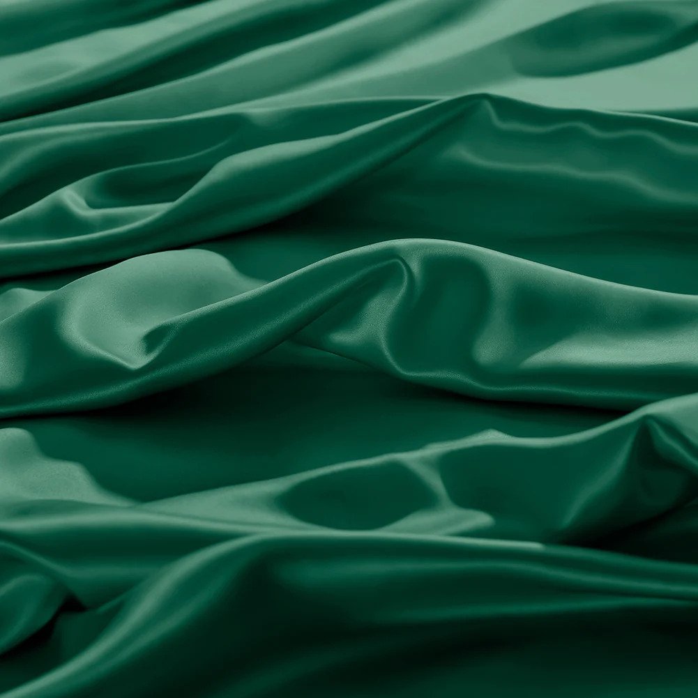 Seidenbettwäsche - Barbados - Smaragdgrün