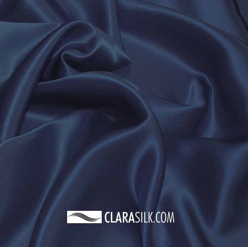 Silk Bed Linen - Helios - Saphir Blue - Matte